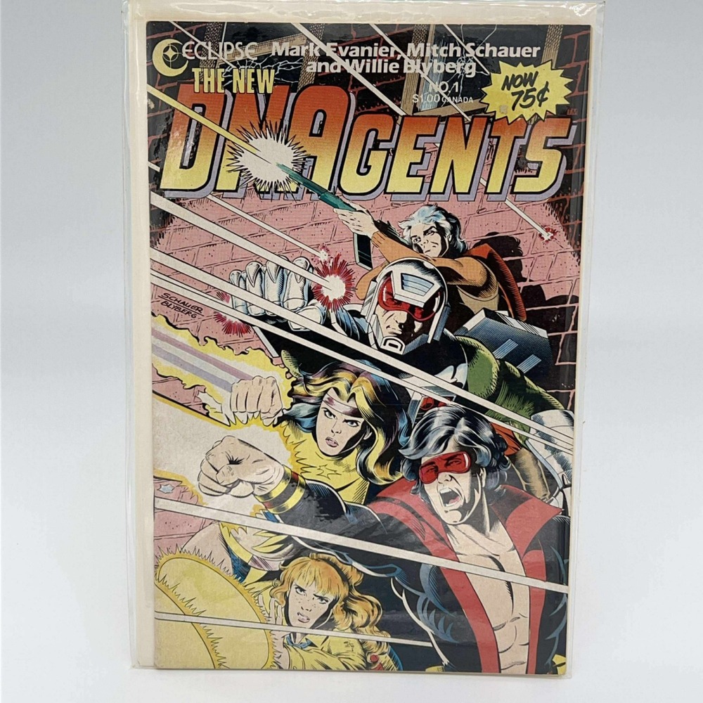 The New DNAgents 1 Eclipse Comics 1985 Mark Evanier Mitch Schauer Copper Age